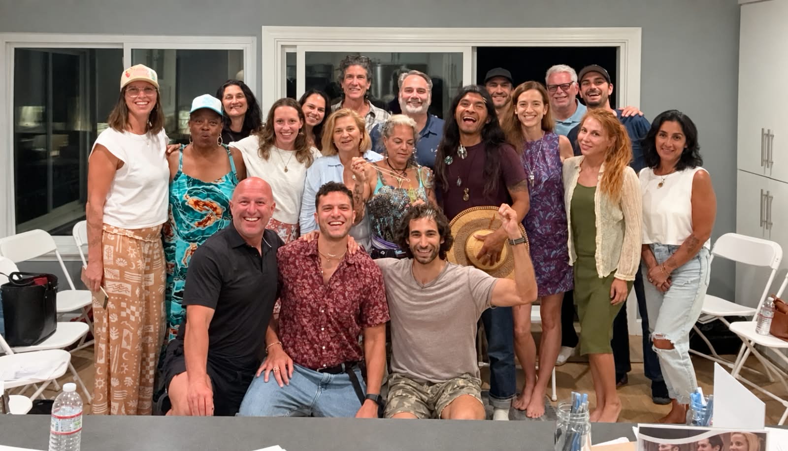 Group gathered together at a Radiant Living Media experience